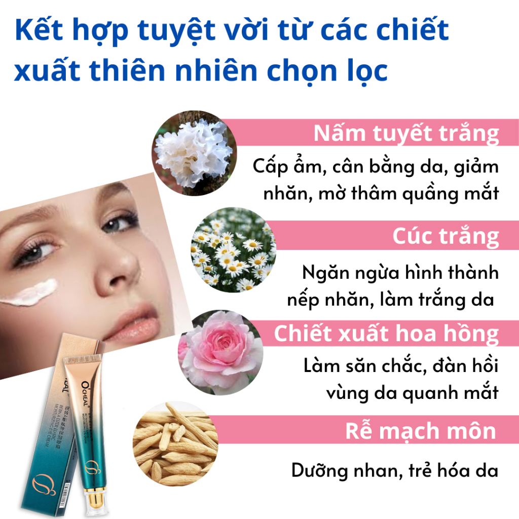 👍🏻Chính Hãng👍🏻 Kem mắt Retinol A Ester Giảm Quầng Thâm Mắt , Chống Lão Hóa , Nâng Cơ Da Vùng Mắt 30g