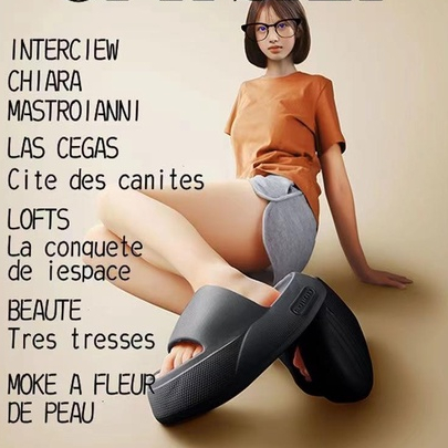 Dép Đế Dày 5.0CM Bằng EVA Silicon Chống Trượt Họa Tiết Vịt Hoạt Hình Mới Dành Cho Nam Nữ Đi Trong Nhà / Ngoài Trời