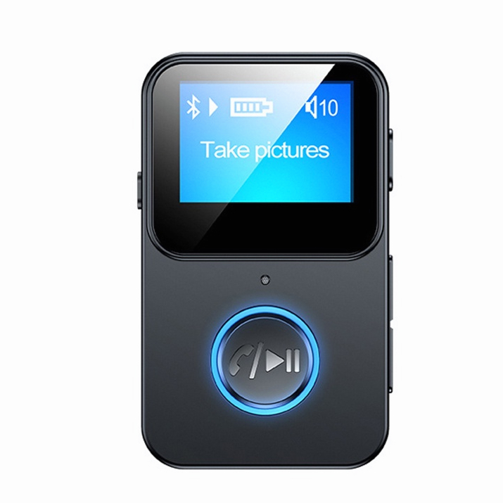 Máy nghe nhạc MP3 VIRWIR mini kiêm đầu nhận tín hiệu bluetooth có điều khiển từ xa chụp ảnh tiện lợi
