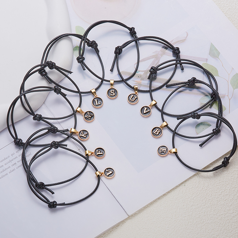 Vòng Tay Dây VảI ĐíNh Chữ CáI A-Z