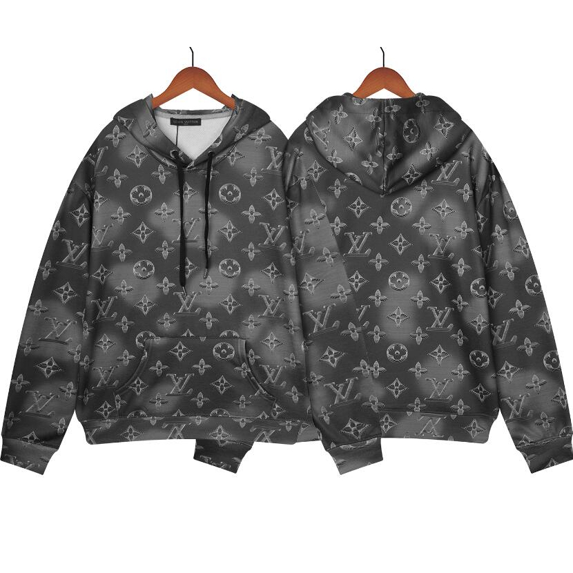 Áo hoodie cotton In Họa Tiết LV Thời Trang