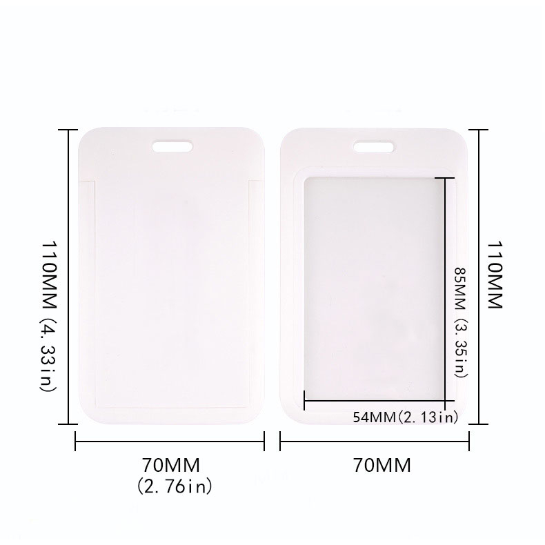 Ví Đựng Thẻ ID / Danh Thiếp Họa Tiết Gấu Dâu Tây Thời Trang Có Dây Đeo