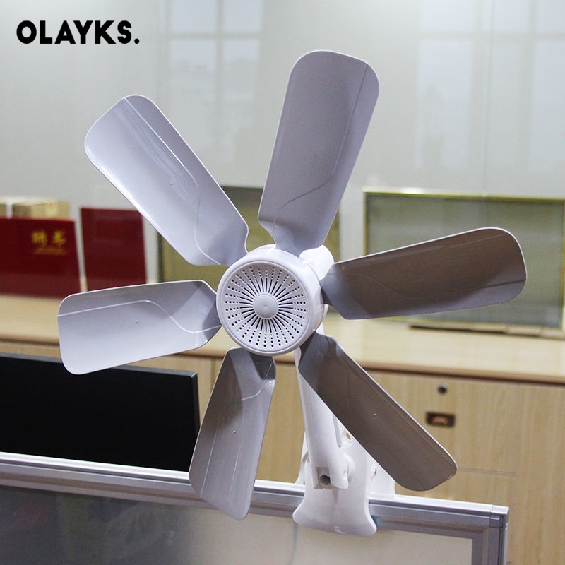 OLAYKS Quạt Nhỏ Quạt Cánh Nhỏ Quạt Để Bàn Im Lặng Quạt Cánh Nhỏ Gió Mạnh quạt điện nhỏ treo tường