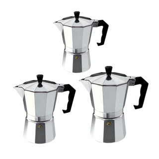 Bình pha cà phê bằng nhôm hình bát giác Bình pha cà phê bằng nhôm Moka Pot của Ý