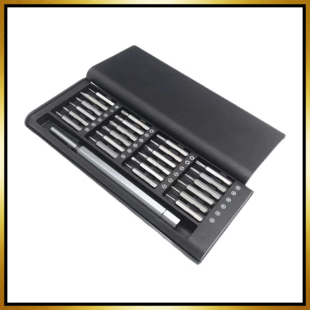 GUANHUA Bộ Tua Vít Chính Xác 24 Trong 1 Đầu Lục Giác Hít Nam Châm Đa Ứng Dụng Sửa Chữa Điện Thoại / Laptop / Đồng Hồ