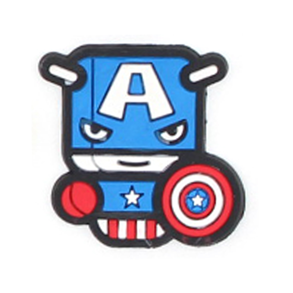 Nút PVC trang trí giày Crocs jibbitz chủ đề hoạt hình Marvel DIY 1000 mẫu tùy chọn thích hợp cho bé