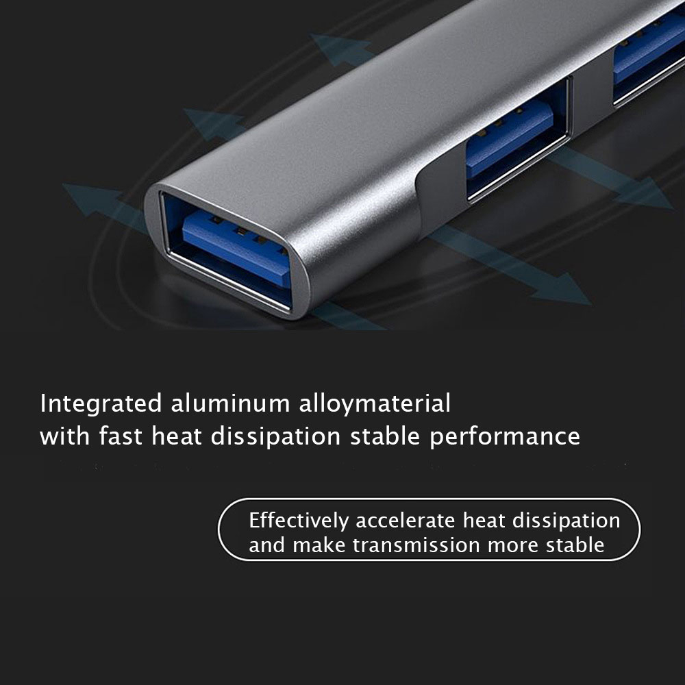 Bộ Hub Chia 4 Cổng USB 3.0 2.0 Hub OTG Cho Lenovo HUAWEI Xiaomi Macbook