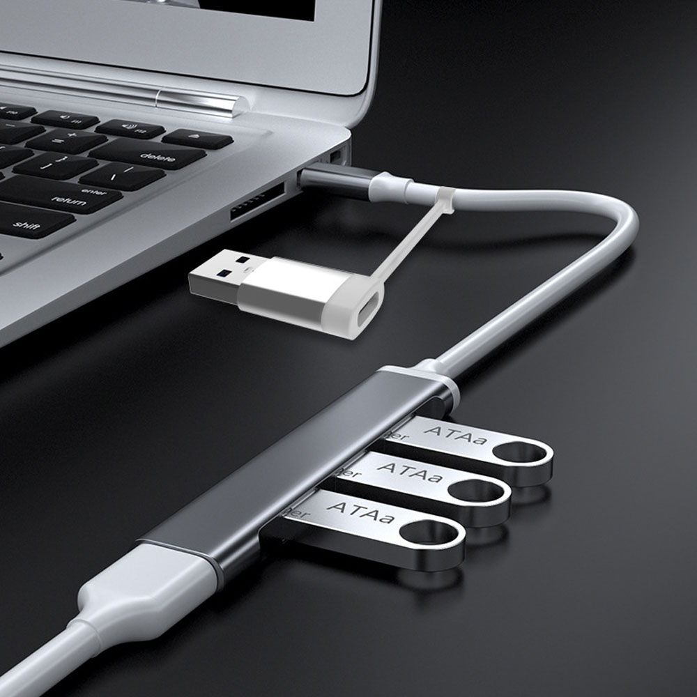 Bộ Hub Chia 4 Cổng USB 3.0 2.0 Hub OTG Cho Lenovo HUAWEI Xiaomi Macbook