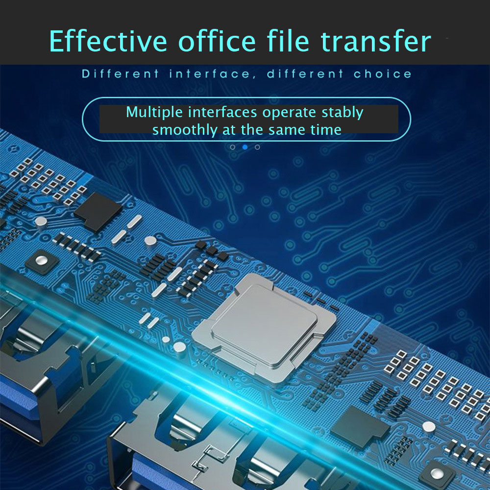 Bộ Hub Chia 4 Cổng USB 3.0 2.0 Hub OTG Cho Lenovo HUAWEI Xiaomi Macbook