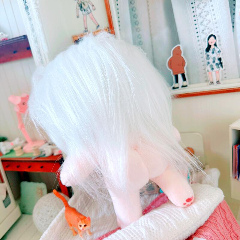 Búp Bê Thần Tượng K-pop Twice GIDLE YUQI Lisa Kim Jisoo Tóc Dài 20CM Làm Quà Tặng Sinh Nhật DIY