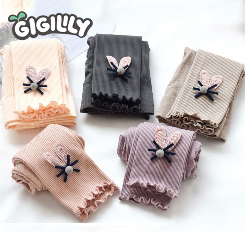 GIGILILY Quần Legging Lửng Ôm Dáng Phong Cách Hàn Quốc Cho Bé