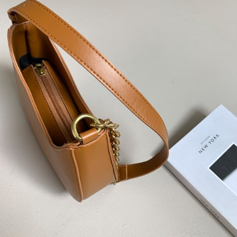 Túi Xách Đeo Vai Phối Dây Xích Phong Cách Thời Trang Hàn Quốc