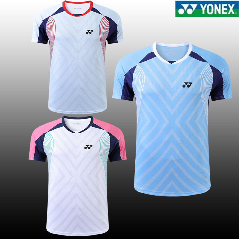Áo Thun Thể Thao Tay Ngắn YONEX 2023 Mau Khô Cho Nam Và Nữ