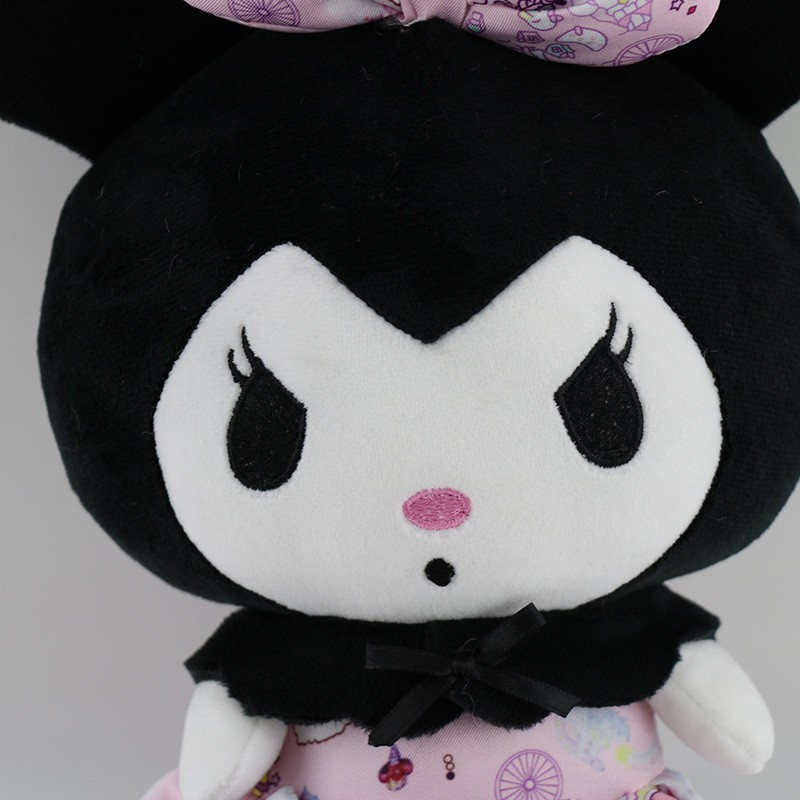 LAHOMIA Búp bê nhồi bông hình quỷ nhỏ dễ thương phong cách Lolita Kuromi Melody độc đáo
