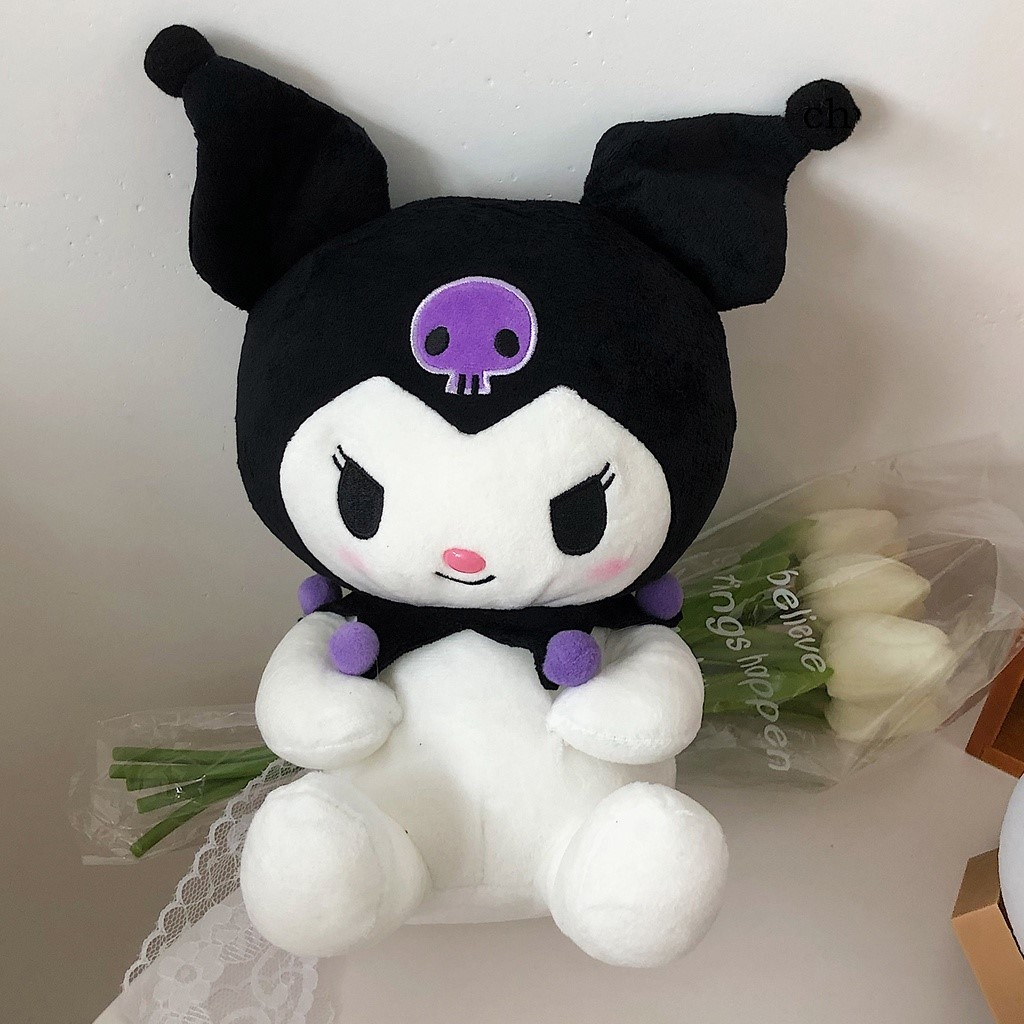 LAHOMIA Búp bê nhồi bông hình quỷ nhỏ dễ thương phong cách Lolita Kuromi Melody độc đáo