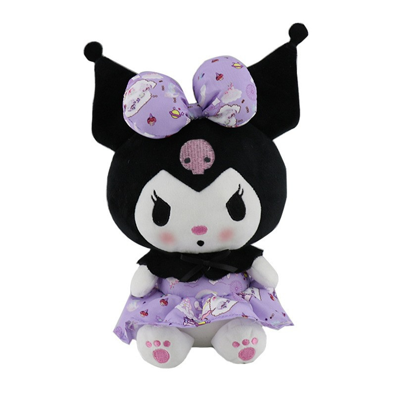 LAHOMIA Búp bê nhồi bông hình quỷ nhỏ dễ thương phong cách Lolita Kuromi Melody độc đáo