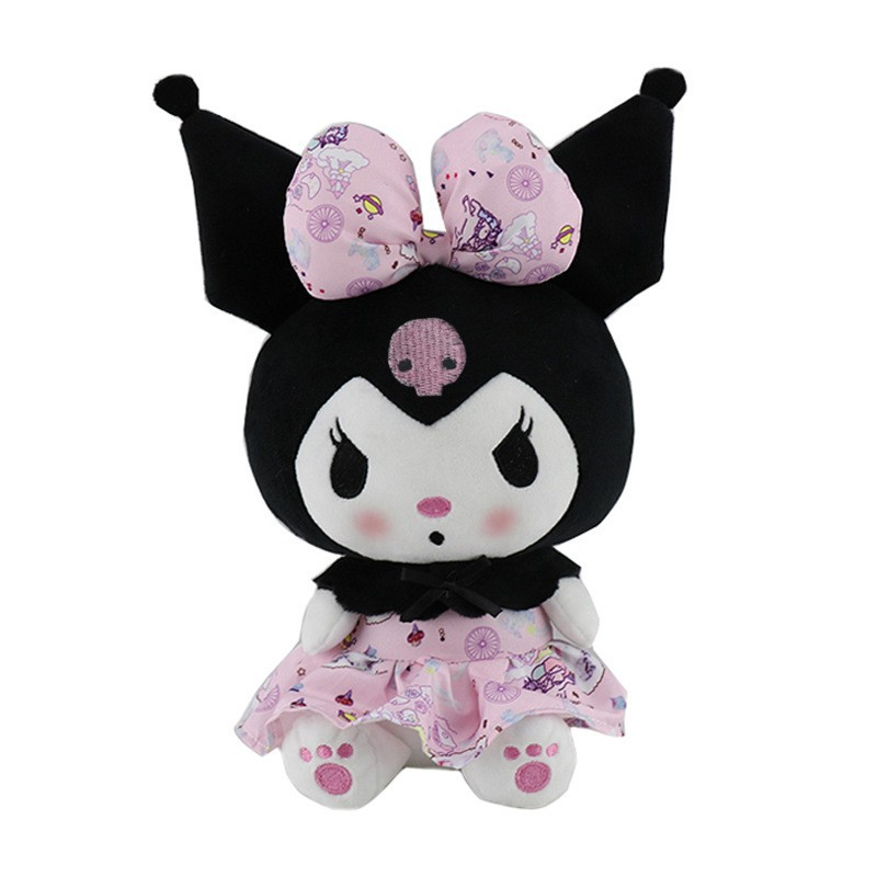 LAHOMIA Búp bê nhồi bông hình quỷ nhỏ dễ thương phong cách Lolita Kuromi Melody độc đáo