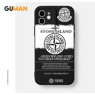 Ốp lưng GUMAN Mềm ngầu nam đen dễ thương đẹp Cho iPhone 17 16 15 14 13 12 11 Pro Max SE 2020 X XR XS 8 7 ip 6S 6 Plus kute XYB1575