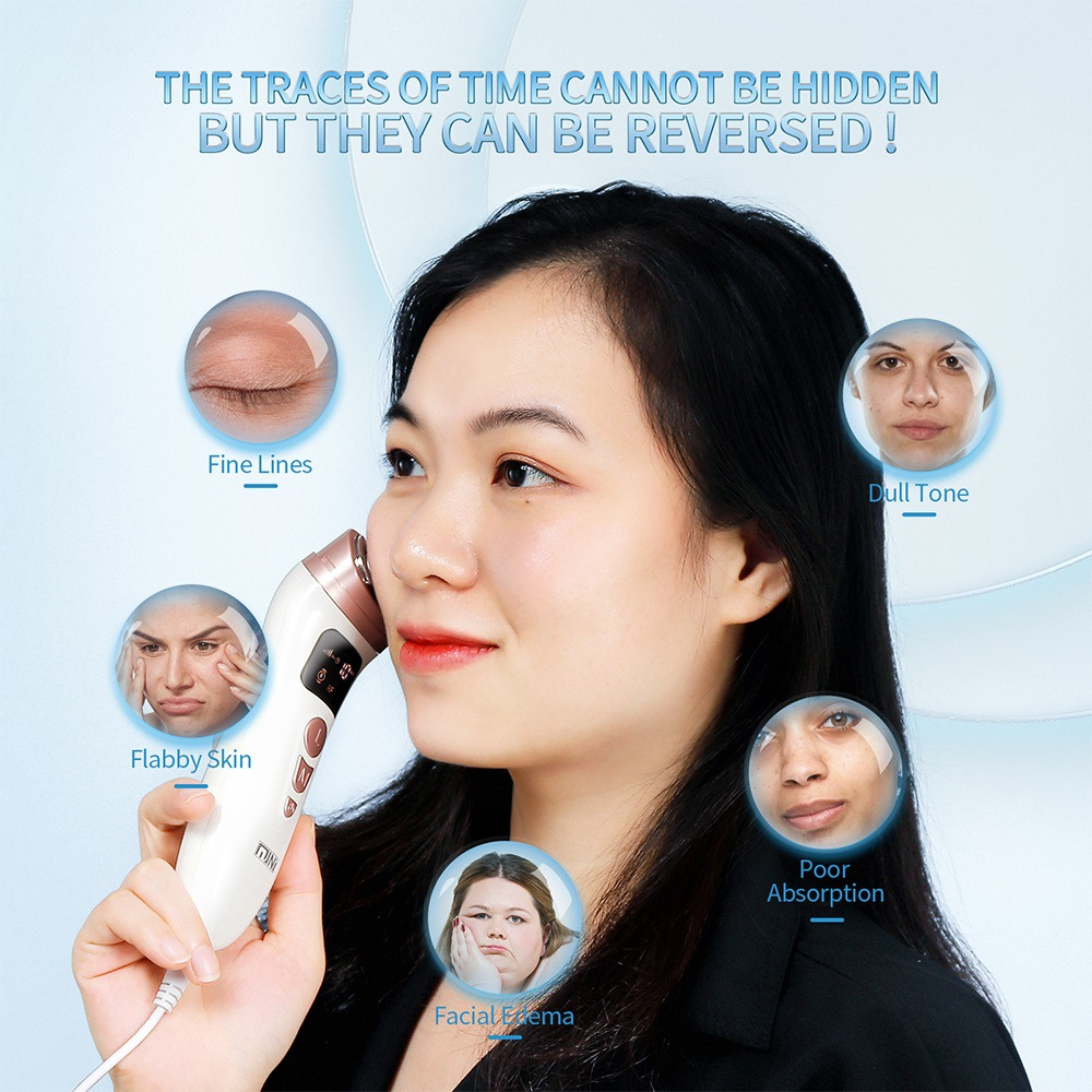 Máy Phát Sóng Siêu Âm Mini Hifu 2.0 Tần Số RF EMS Làm Đẹp Chống Nếp Nhăn Chăm Sóc Da Mặt