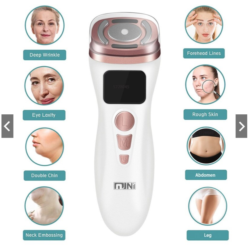Máy Phát Sóng Siêu Âm Mini Hifu 2.0 Tần Số RF EMS Làm Đẹp Chống Nếp Nhăn Chăm Sóc Da Mặt