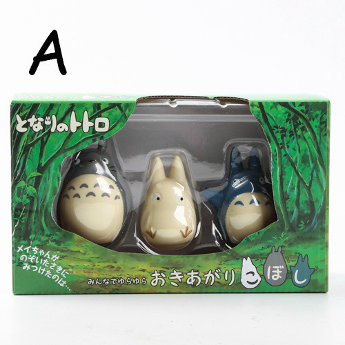 Bộ 3 Mô Hình Nhân Vật Hoạt Hình totoro ghibli hayao miyazaki
