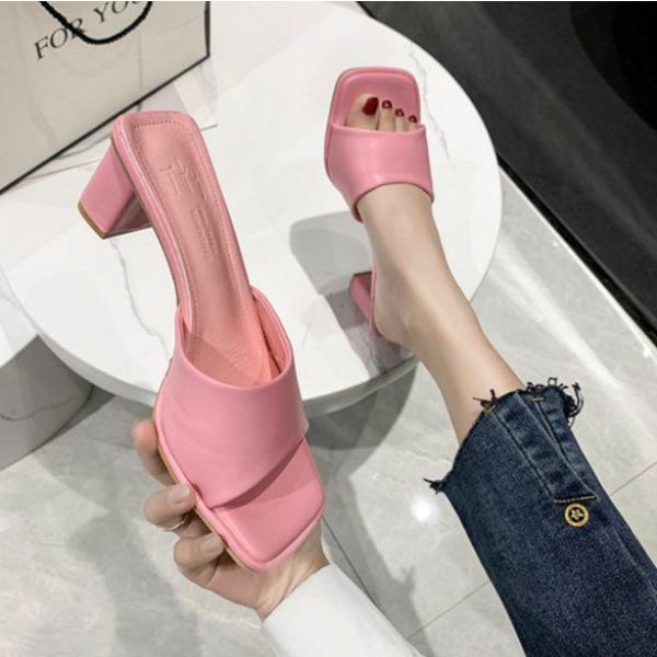 Dép Sandal Cao Gót Hở Ngón Thời Trang Mùa Hè Pháp