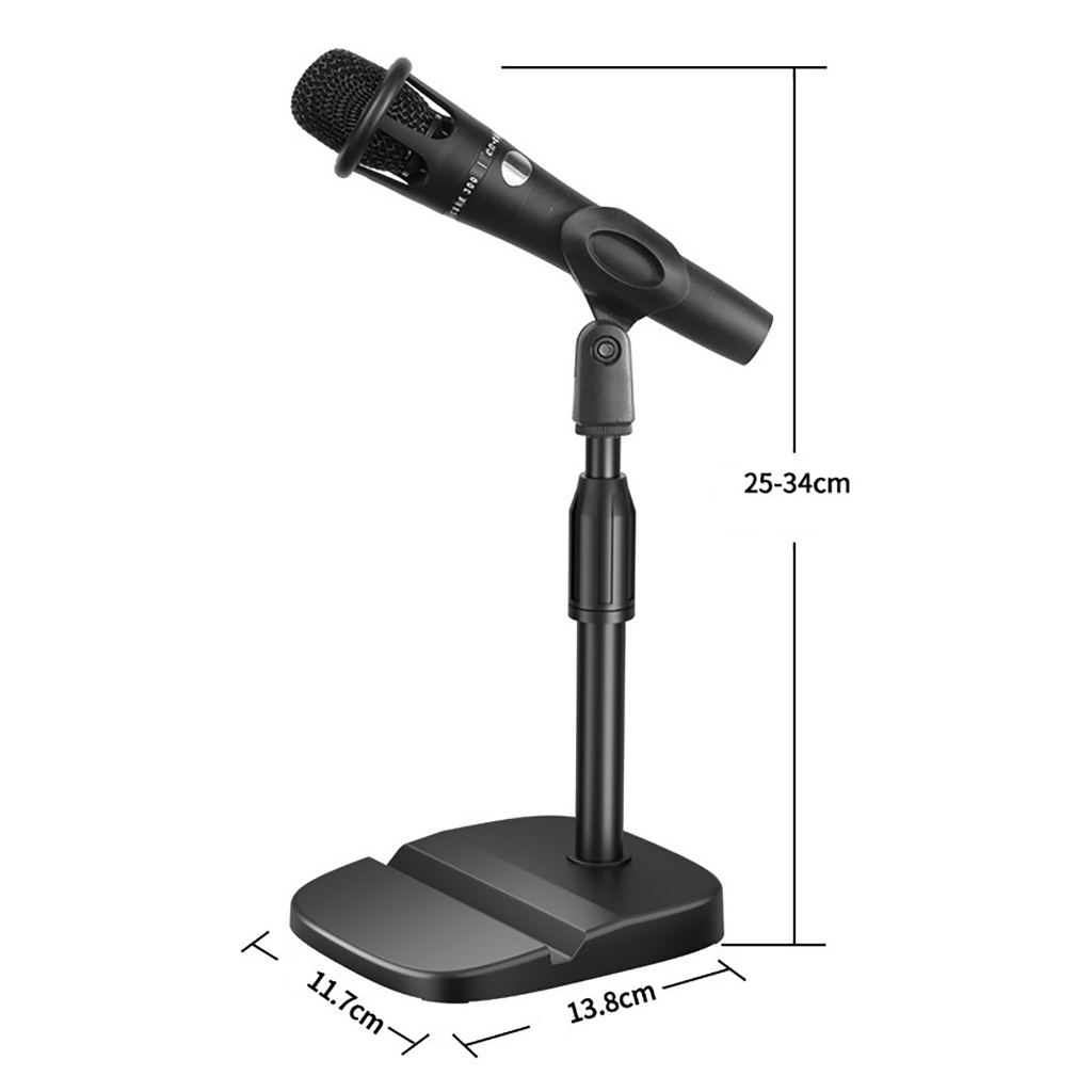 Chân Đế Micro Đứng Để Bàn Có Thể Điều Chỉnh Chống Trượt Cho Karaoke Phát Trực Tiếp