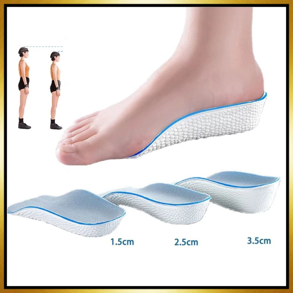 GUANHUA Miếng Lót Giày Tăng Chiều Cao Thoáng Khí Dành Cho Nam Và Nữ