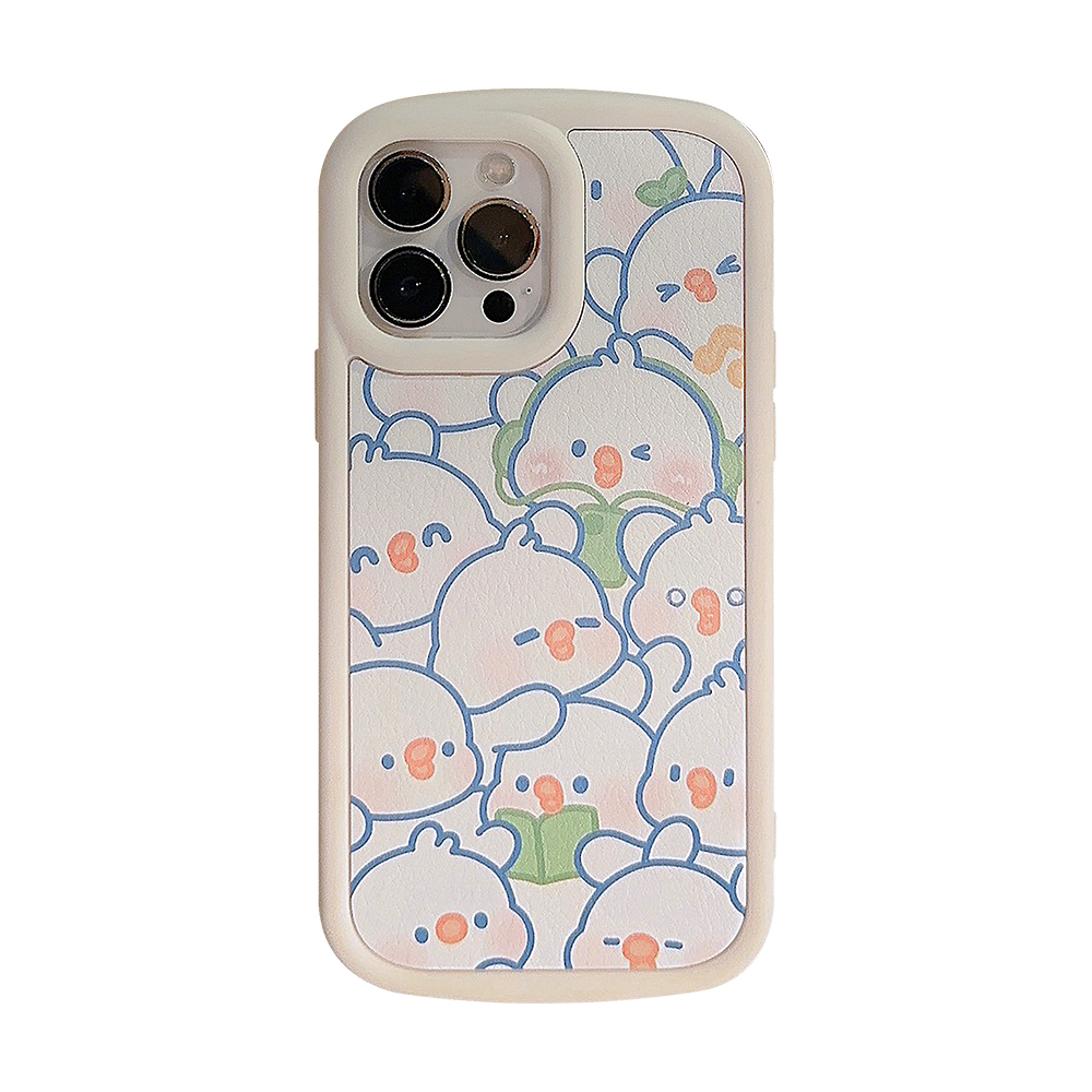 Ốp Điện Thoại Chống Sốc Hình Chú Vịt Cho iPhone 14Promax 14Pro 14Plus 14 13Promax 13Pro 13 12Promax 12Pro 12 11Promax 11