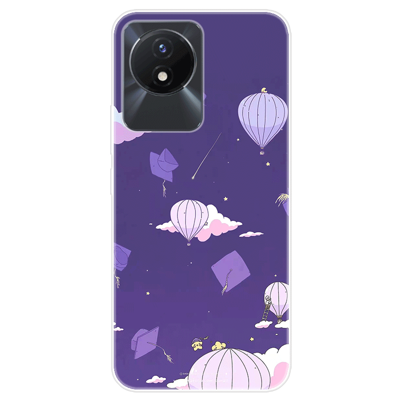 Ốp Điện Thoại TPU Dẻo Họa Tiết Hoạt Hình Dễ Thương Cho VIVO Y02A VIVOY02A