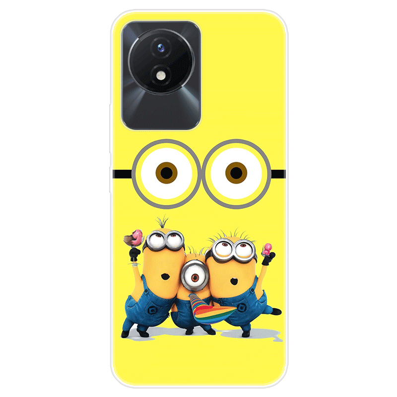 Ốp Điện Thoại TPU Dẻo Họa Tiết Hoạt Hình Dễ Thương Cho VIVO Y02A VIVOY02A