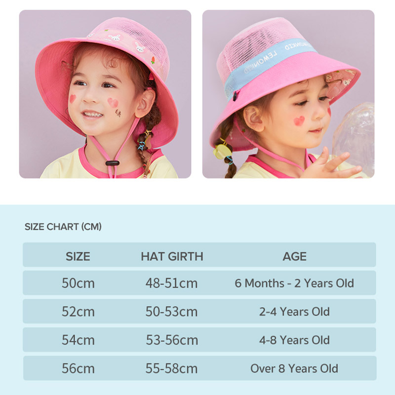 Mũ chống nắng trẻ em Lemonkid mùa hè chống tia UV bé trai bé gái LM2210016