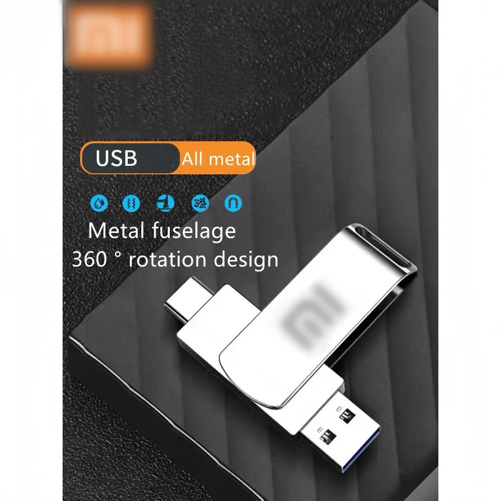 Thẻ Nhớ 2 Trong 1 OTG 2TB 1TB 512GB 256GB 128GB 64GB 32GB 16GB 8GB Tốc Độ Cao Micro USB Type-C Cho xiaomi