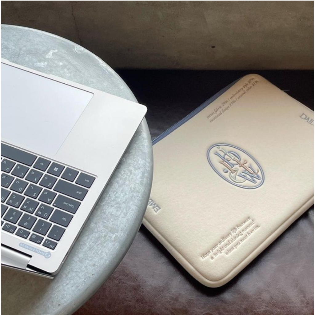 Túi Đựng Máy Tính Bảng In Chữ Đơn Giản Cho Ipad Pro 11 12.9 Air4 5 10th Macbook Dell Lenovo 14 15.6 ''