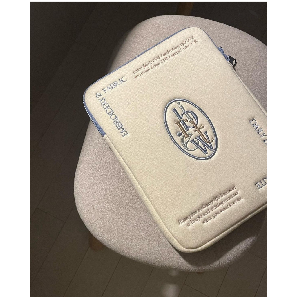 Túi Đựng Máy Tính Bảng In Chữ Đơn Giản Cho Ipad Pro 11 12.9 Air4 5 10th Macbook Dell Lenovo 14 15.6 ''