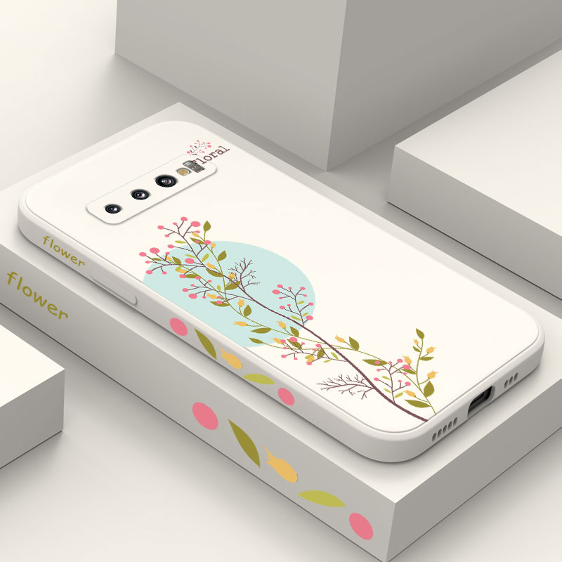 Ốp Điện Thoại Mềm Hình Hoa Sáng Tạo Cho Samsung Galaxy S10 S10E Plus S9 Plus
