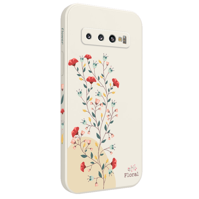 Ốp Điện Thoại Mềm Hình Hoa Sáng Tạo Cho Samsung Galaxy S10 S10E Plus S9 Plus