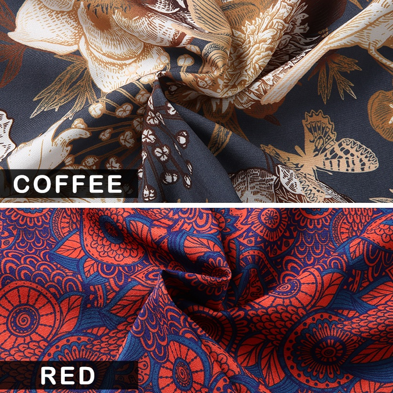 Áo Sơmi DàI Tay In Hoa Phong CáCh Hawaii Cho Nam