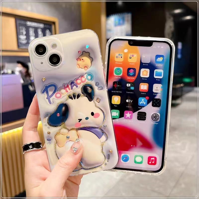 Ốp Điện Thoại Chống Sốc In Hình Gấu Pooh Cho iPhone 7 8 Plus 14 13 X XS XR 12 11 Pro Max