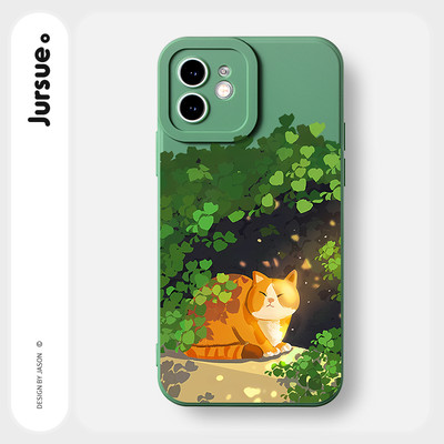 Ốp lưng JURSUE mềm chống sốc hoạt hình dễ thương đẹp độc lạ Cho iPhone 17 16 15 14 13 12 11 Pro Max SE 2020 X XR XS ip 8 7 Plus Y3227