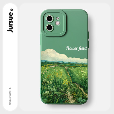 Ốp lưng JURSUE mềm chống sốc hình độc lạ màu Cho iPhone 17 16 15 14 13 12 11 Pro Max SE 2020 X XR XS ip 8 7 Plus Y3245