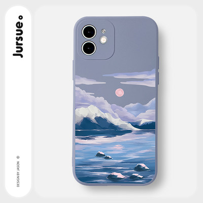 Ốp lưng JURSUE mềm chống sốc hình độc lạ màu Cho iPhone 17 15 14 13 12 11 Pro Max SE 2020 X XR XS 8 7 ip 6S 6 Plus Y3228