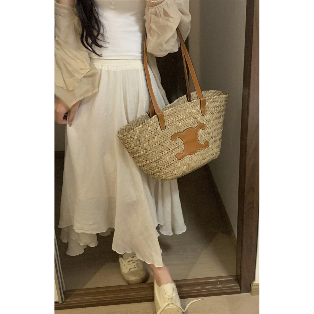 Cocory vn Bộ Áo Tank Top Hai Dây + Áo Khoác Cardigan Dài Tay Chống Nắng + Chân Váy Chữ A Lưng Cao Thời Trang Gợi Cảm Cho Nữ