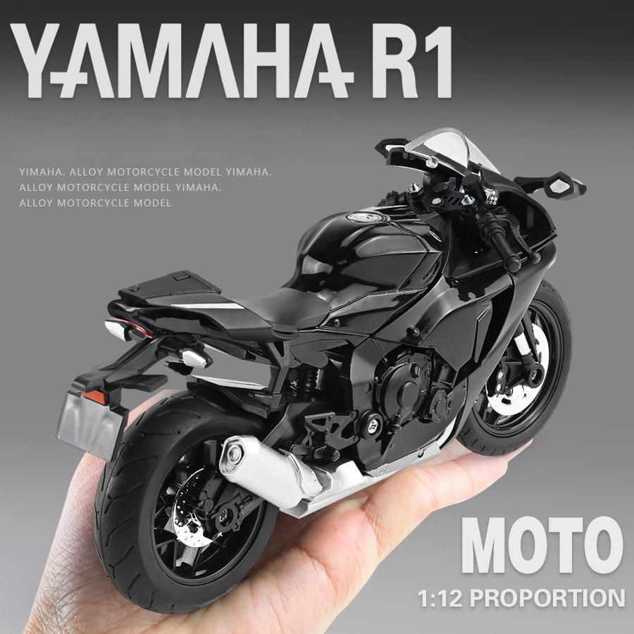 Mô Hình Xe Mô Tô Yamaha R1 Tỉ Lệ 1: 12