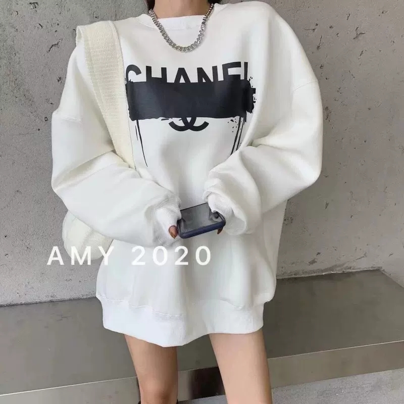 Áo sweater Cổ Tròn Lót Nhung Dày Dặn Phong Cách Hàn Quốc Thời Trang Thu Đông Mới Cho Cặp Đôi