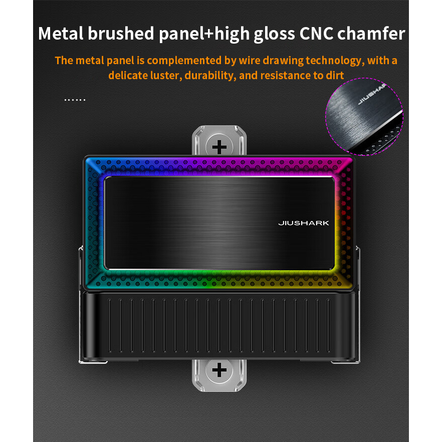 Quạt Tản Nhiệt CPU 100mm JIUSHARK JF100RS ARGB CR-1400 Cho LGA1700 LGA1155 AMD AM5 AM4