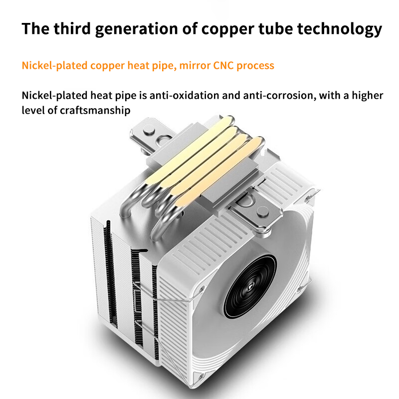 Quạt Tản Nhiệt CPU 100mm JIUSHARK JF100RS ARGB CR-1400 Cho LGA1700 LGA1155 AMD AM5 AM4