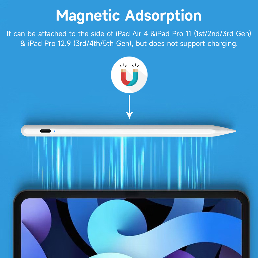Bút cảm ứng YAQING DEMIAN 4Pro chống chạm màn hình/vẽ nét nghiêng thích hợp cho iPad Apple mini 5 gen 7 8 8 Air 4 6