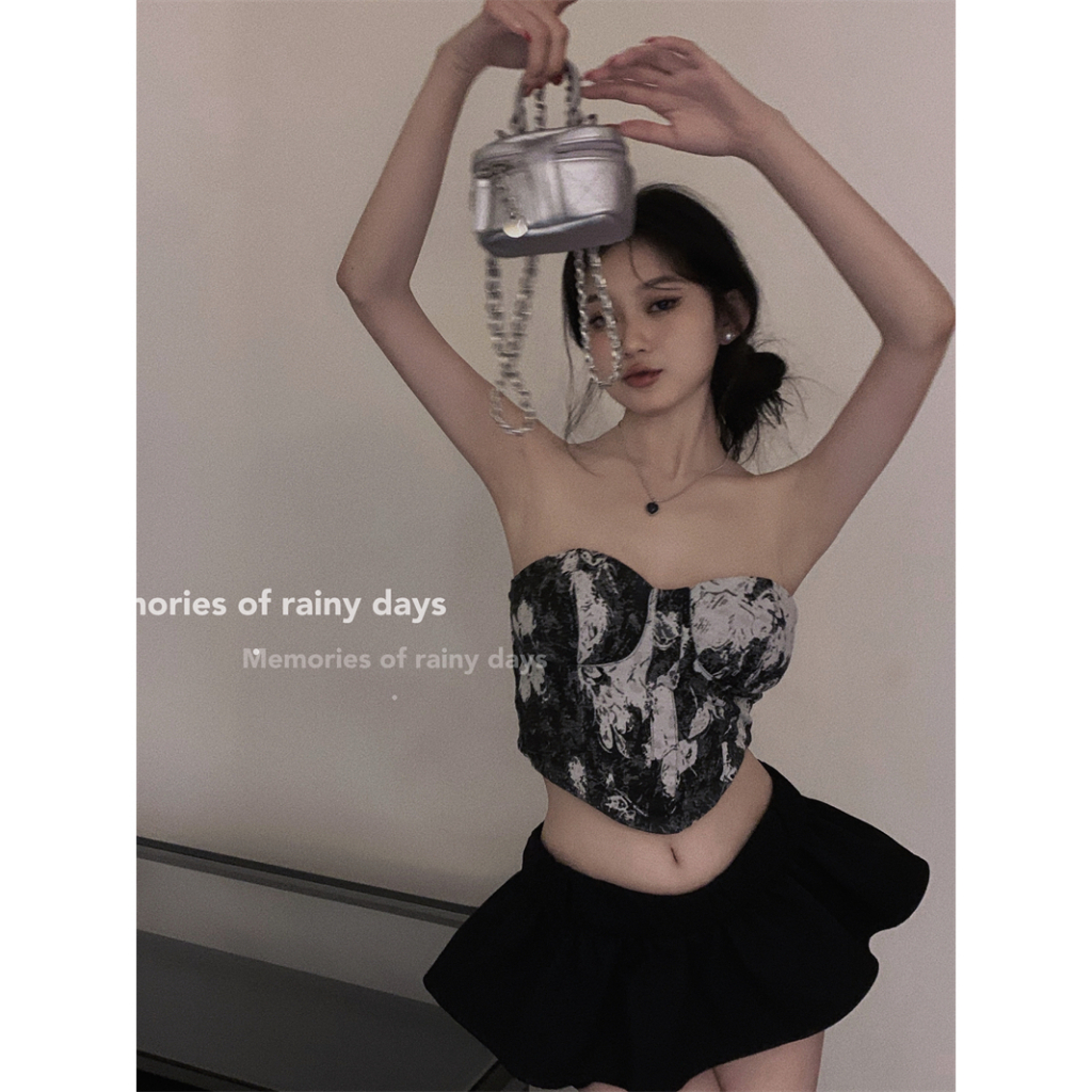 Áo Sát Nách Ngắn Lưng Gợi Cảm Kiểu Pháp hot girl