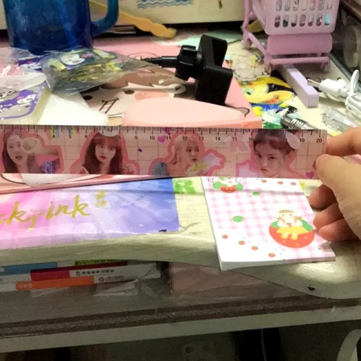 Thước Kẻ Bằng Acrylic 20cm In Họa Tiết Blackpink Dễ Thương Dành Cho Học Sinh